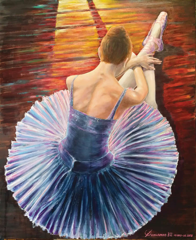 Portrait of the Ballerina Chrysanthemum 110x90